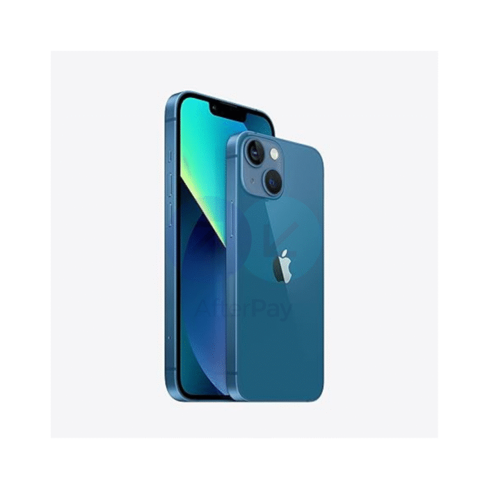 Apple iPhone 13 Blue 128GB with dual cameras and iOS 15 display