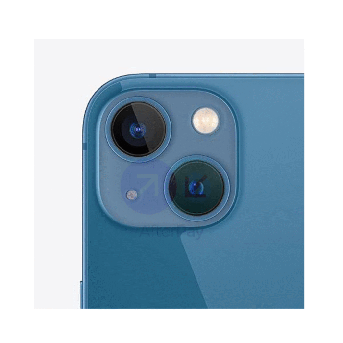 Apple iPhone 13 Blue 128GB with dual cameras and iOS 15 display