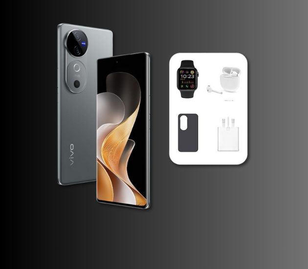 vivo V40 5G (Stellar Silver,