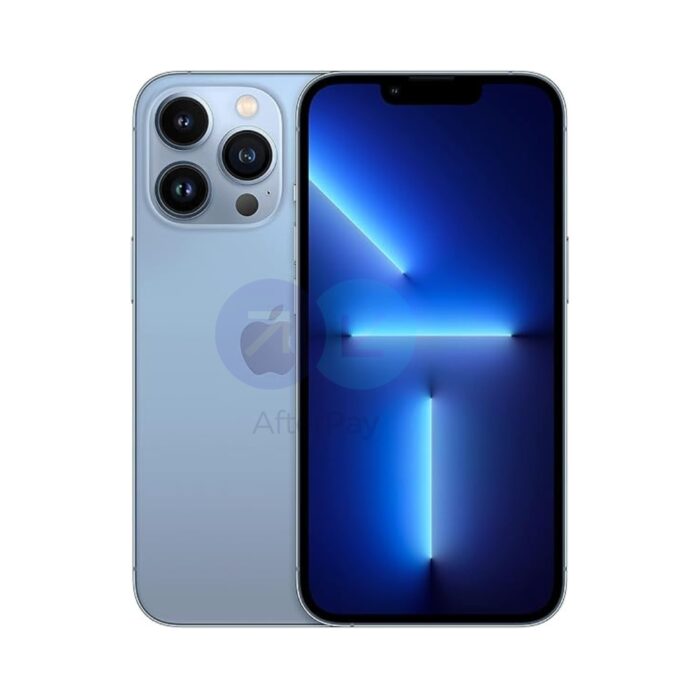 Apple iPhone 13 Pro Sierra Blue color with triple-camera and Super Retina XDR display